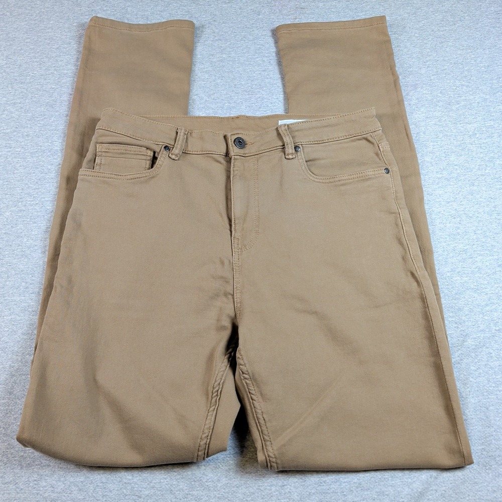 The Perfect Jean NYC Slim Thick Denkhaki Pants Tan Mens 34x36 J09U5DDK